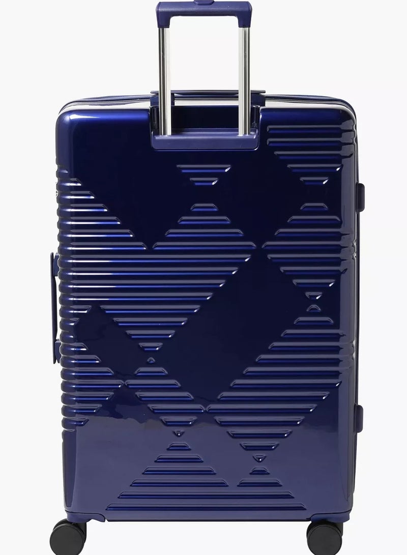 Echolac Extravagant 82 Cm Hardcase 4-Double Wheeled Expandable Check-In Luggage Trolley - Blue - Image 3